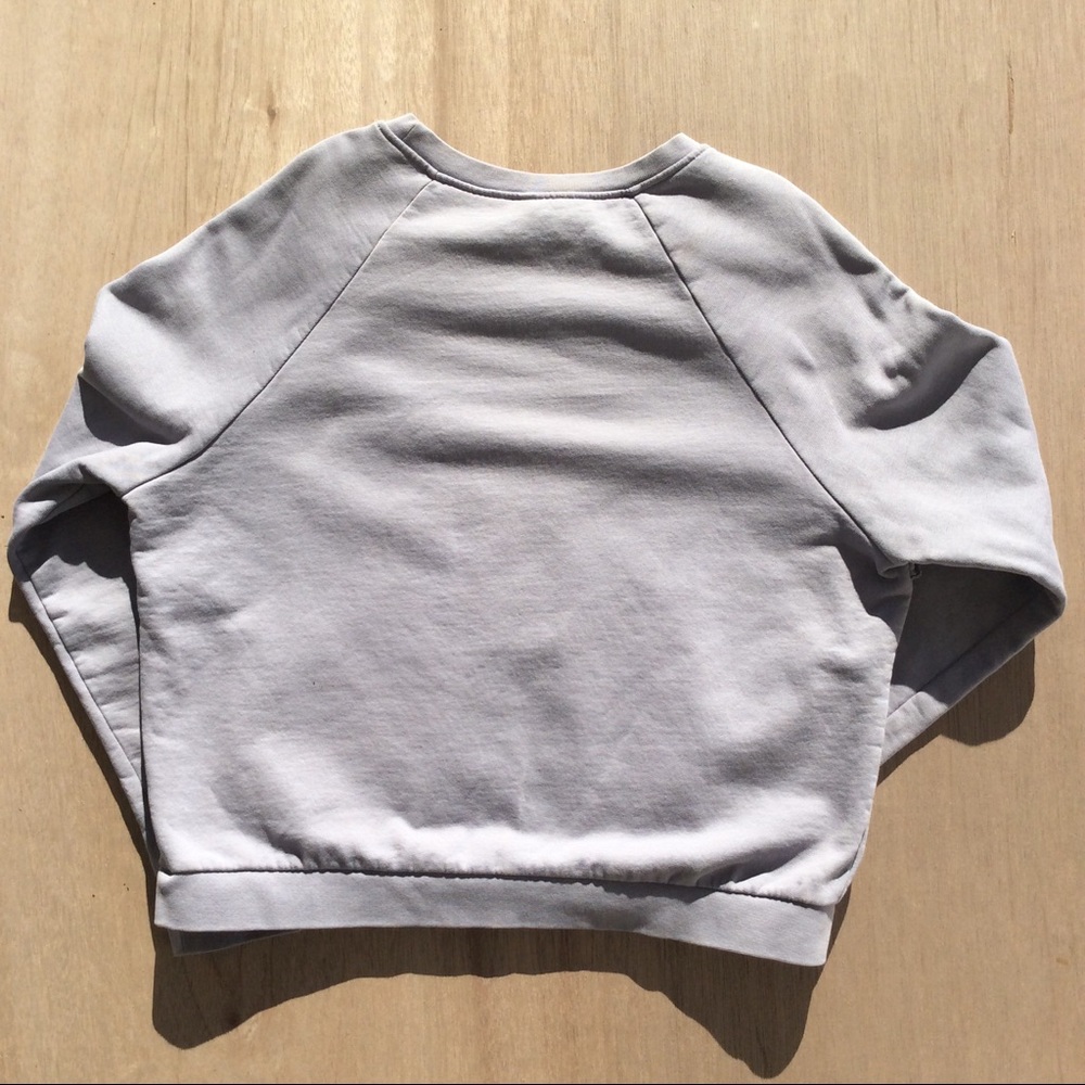 H&M Divided Purple Ruffled Sweatshirt, Large - Picture 5 of 6